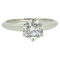 Tiffany & Co. 1.03 Carat Diamond Solitaire Ring