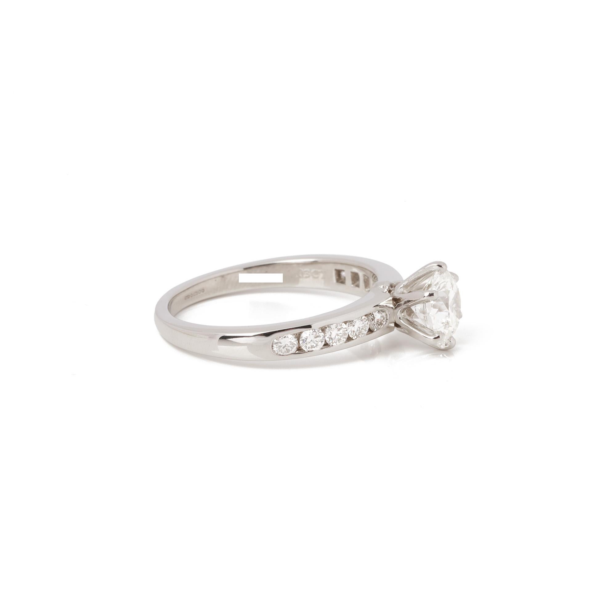 Tiffany & Co. 1.03ct Brilliant Cut Solitaire Ring In Excellent Condition In Bishop's Stortford, Hertfordshire
