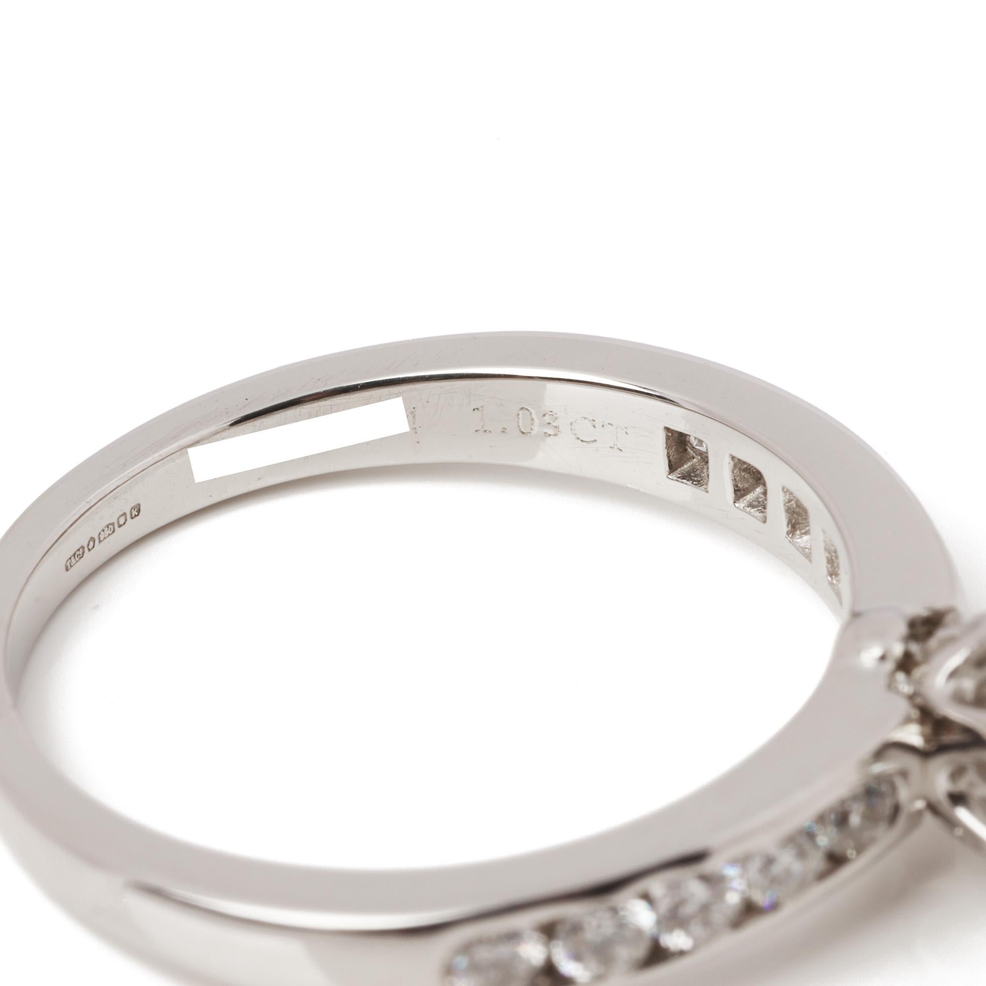 Tiffany & Co. 1.03ct Brilliant Cut Solitaire Ring 1