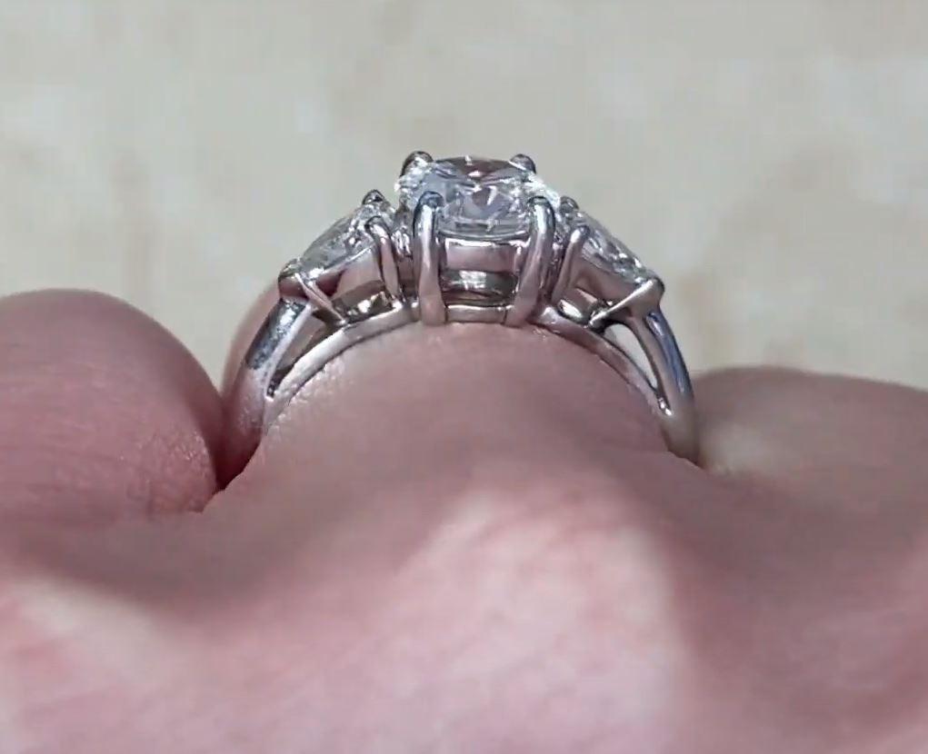 Tiffany & Co. 1.04ct Brilliant Cut Diamond Engagement Ring, G Color, Platinum 5