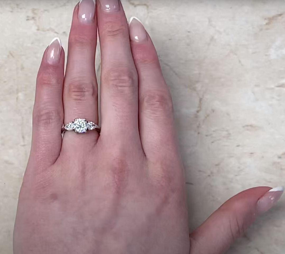 Tiffany & Co. 1.04ct Brilliant Cut Diamond Engagement Ring, G Color, Platinum 6