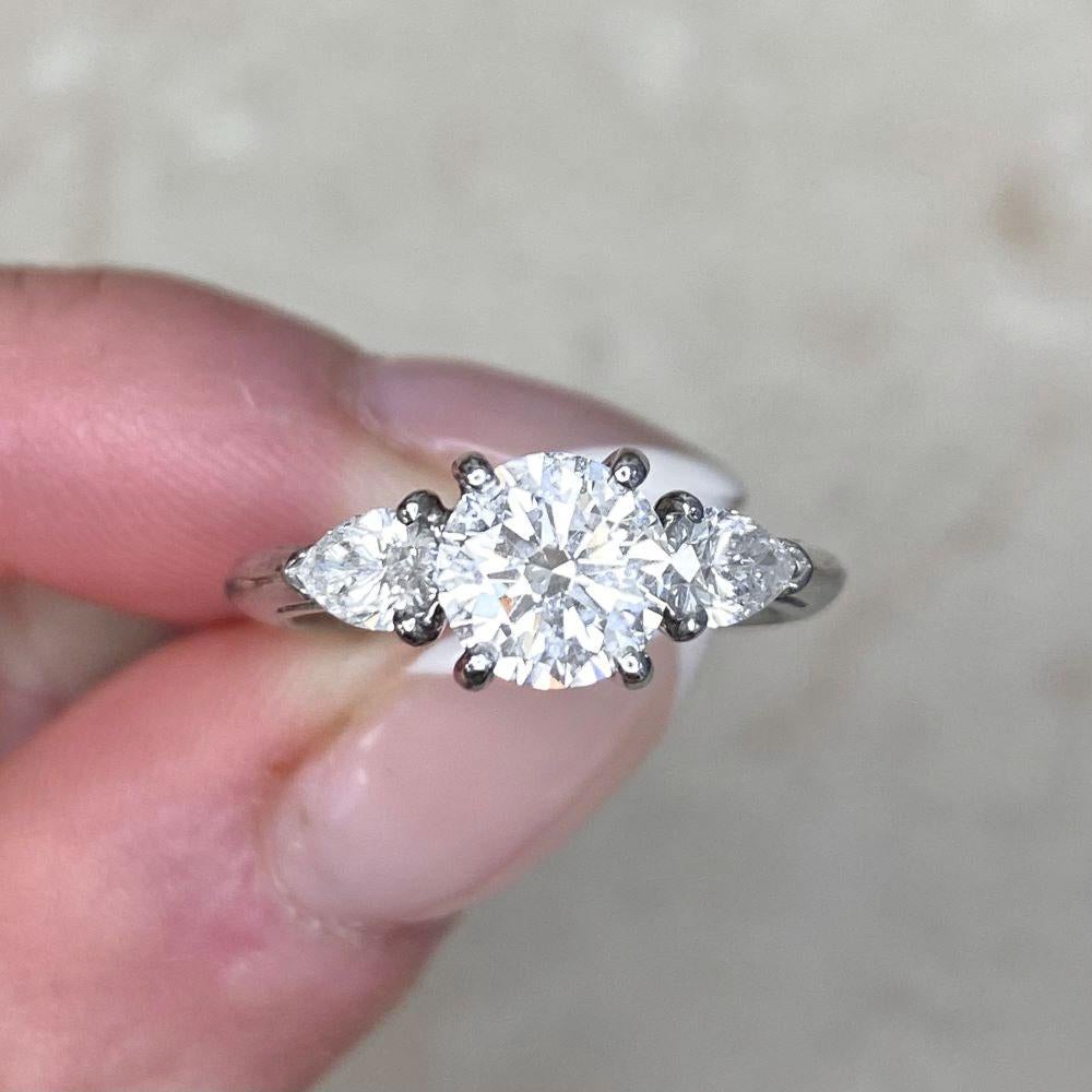Tiffany & Co. 1.04ct Brilliant Cut Diamond Engagement Ring, G Color, Platinum 7