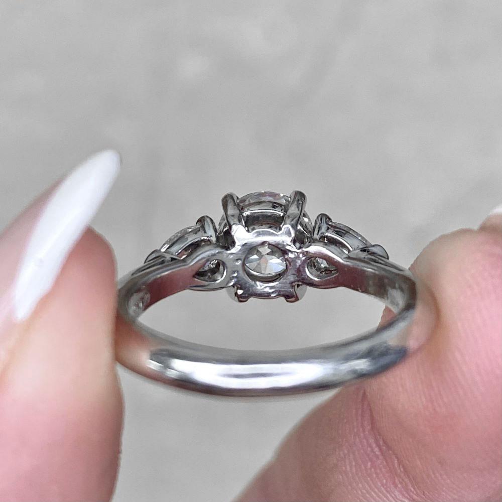 Tiffany & Co. 1.04ct Brilliant Cut Diamond Engagement Ring, G Color, Platinum 8