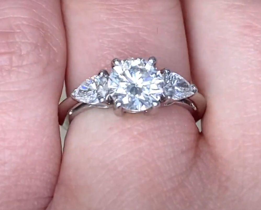 Tiffany & Co. 1.04ct Brilliant Cut Diamond Engagement Ring, G Color, Platinum 2