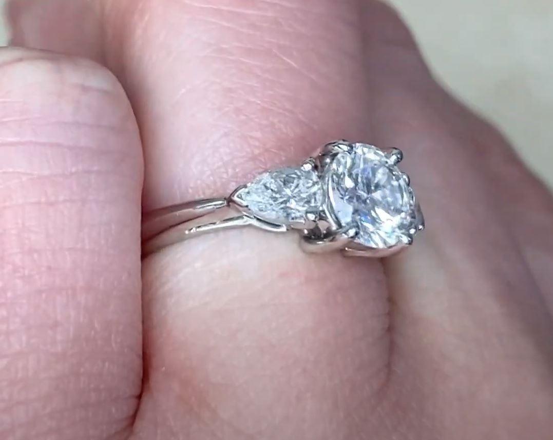 Tiffany & Co. 1.04ct Brilliant Cut Diamond Engagement Ring, G Color, Platinum 3