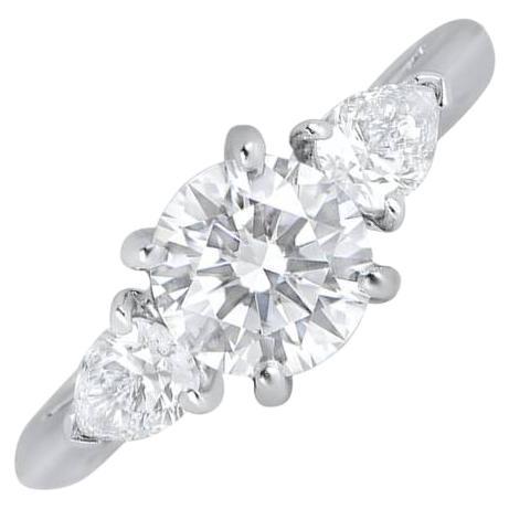 Tiffany & Co. 1.04ct Brilliant Cut Diamond Engagement Ring, G Color, Platinum