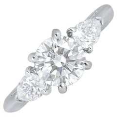 Tiffany & Co. 1.04ct Brilliant Cut Diamond Engagement Ring, G Color, Platinum