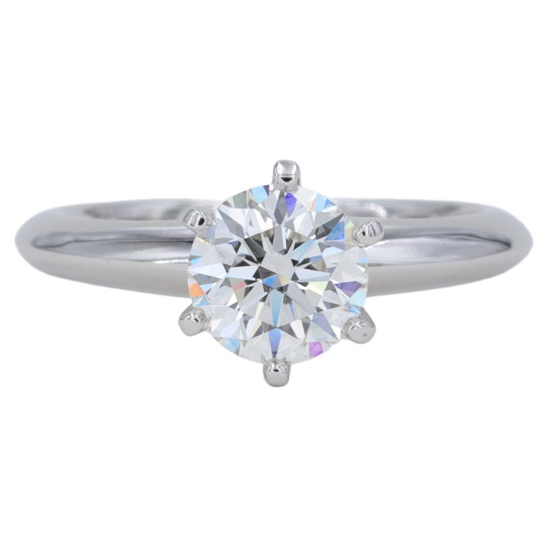 Tiffany & Co. 1.04ct I VS2 Round Brilliant Diamond Solitaire Engagement Ring For Sale