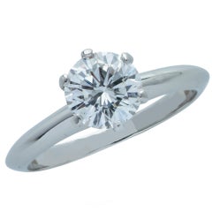 Tiffany & Co 1.08 Carat Diamond Engagement Ring