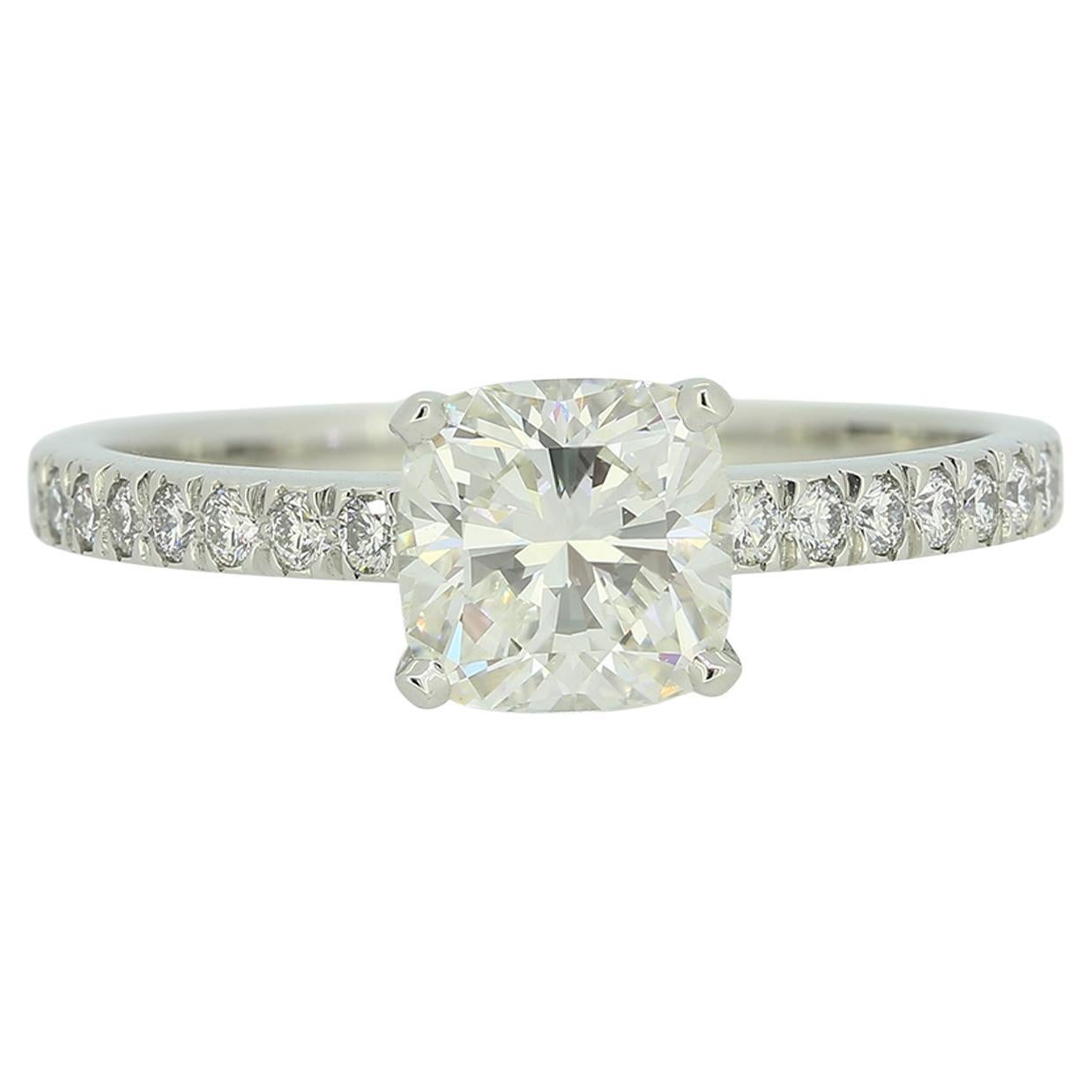 Tiffany & Co. Bague de fiançailles avec diamant de 1,10 carat en vente