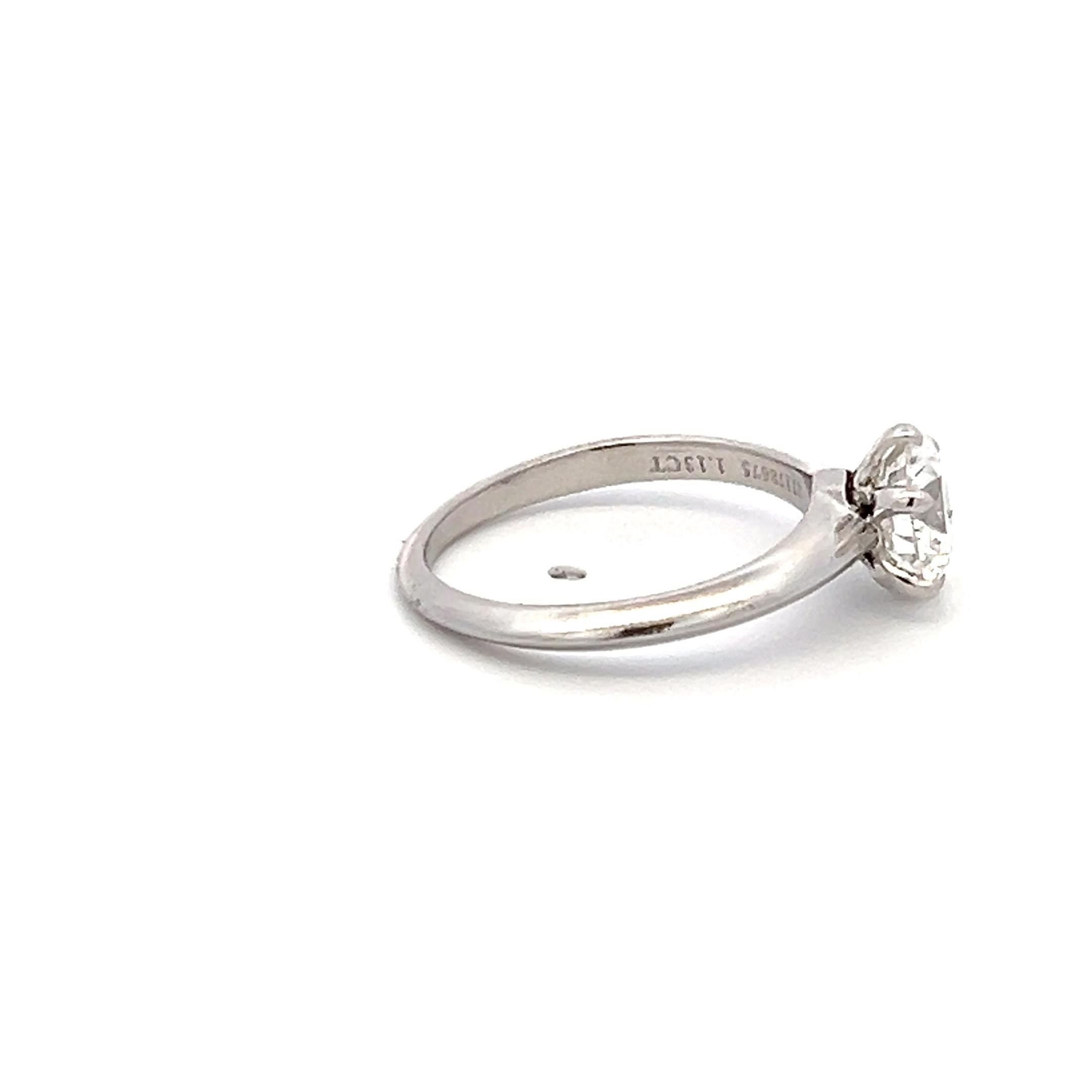 Designer:
Tiffany & Co
Title:
Tiffany & Co 1.13 Carat Round Brilliant G SI1 Diamond Platinum Engagement Ring
Style:
Engagement
Metal:
Platinum
Gemstone 1:
1.13 Carat Diamond
Number of Stones:
1
Color:
G
Clarity:
SI1
Shape:
Round Brilliant
GIA:
DIAM