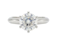 Tiffany & Co. 1.15 Carat Round Brilliant Diamond Solitaire Engagement Ring