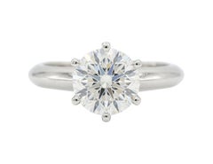 Tiffany & Co. 1.15 Carat Round Brilliant Diamond Solitaire Engagement Ring