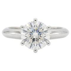 Tiffany & Co. 1.15 Carat Round Brilliant Diamond Solitaire Engagement Ring