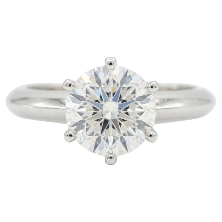Tiffany & Co. 1.15 Carat Round Brilliant Diamond Solitaire Engagement Ring