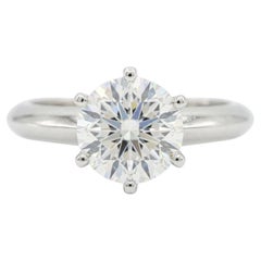 Tiffany & Co. 1.15 Carat Round Brilliant Diamond Solitaire Engagement Ring