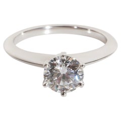 Tiffany & Co. Bague de fiançailles à diamants ronds et brillants de 1.15 ct