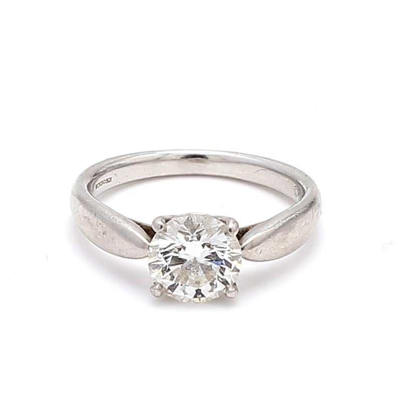 Designer:
Tiffany & Co


Title:
Tiffany & Co 1.18 Carat Round Brilliant H IF Diamond Platinum Engagement Ring


Style:
Engagement


Metal:
Platinum


Gemstone 1:
1.18 Carat Diamond


Number of Stones:
1


Color:
H


Clarity:
IF


Shape:
Round