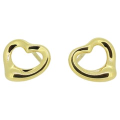 Tiffany & Co. 11mm Open Heart Earrings