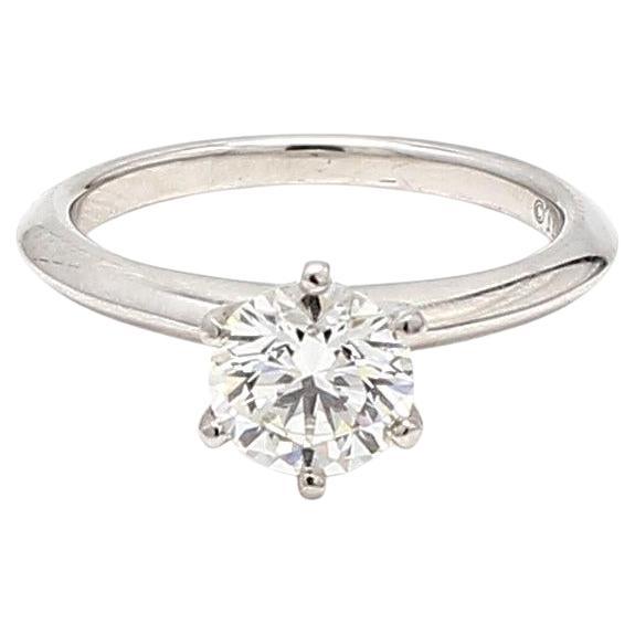 Tiffany & Co 1.20 Carat Round Brilliant Diamond Platinum Engagement Ring