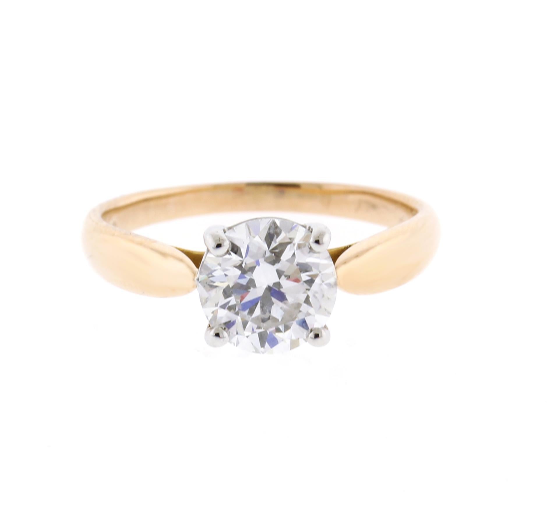 Brilliant Cut Tiffany & Co. 1.28 Carat Diamond Harmony Ring