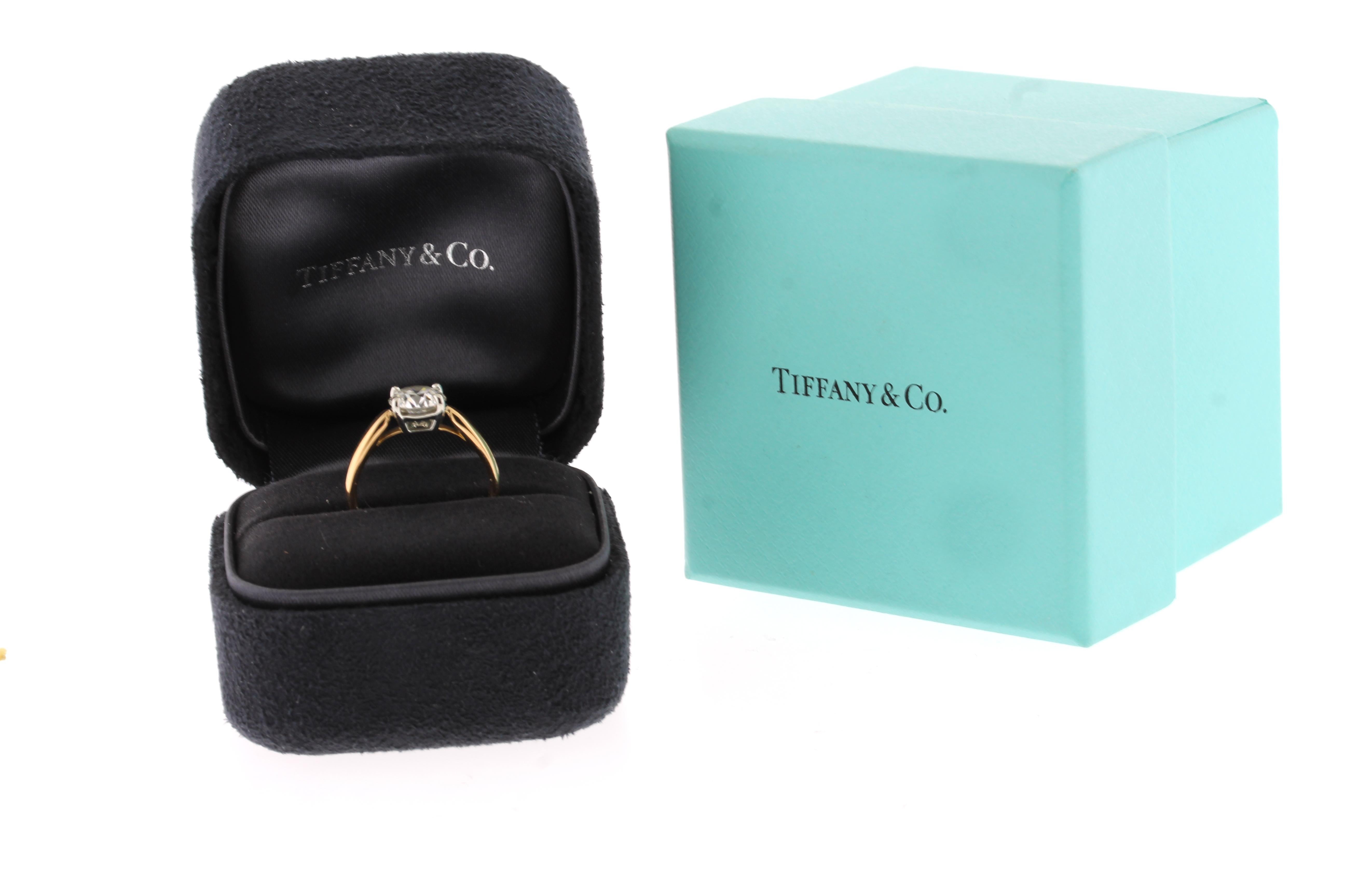 Tiffany & Co. 1.28 Carat Diamond Harmony Ring In Excellent Condition In Bethesda, MD