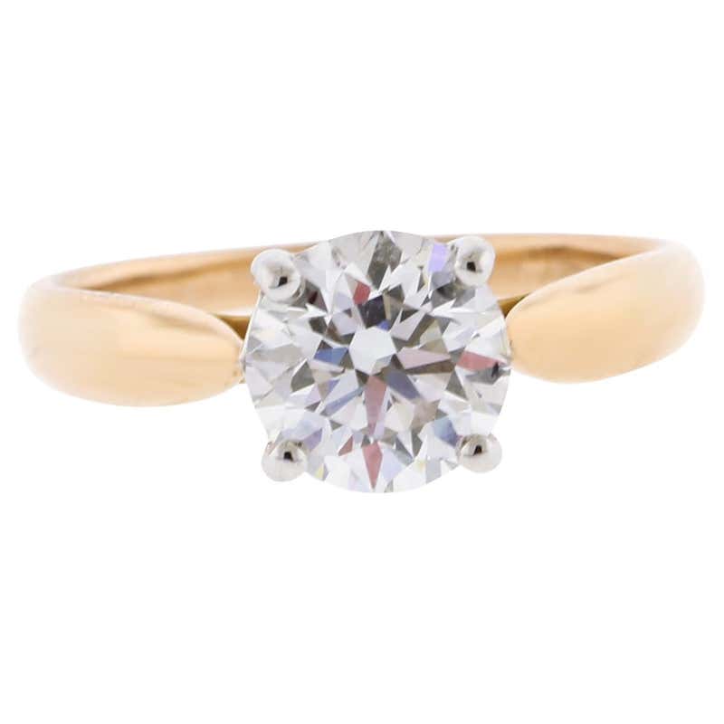 Tiffany and Co. 2 Carat Diamond Solitaire Ring For Sale at 1stDibs | 2 ...