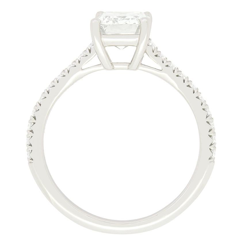 Tiffany & Co. 1.29ct Diamond 'Novo' Solitaire Ring In Good Condition For Sale In London, GB