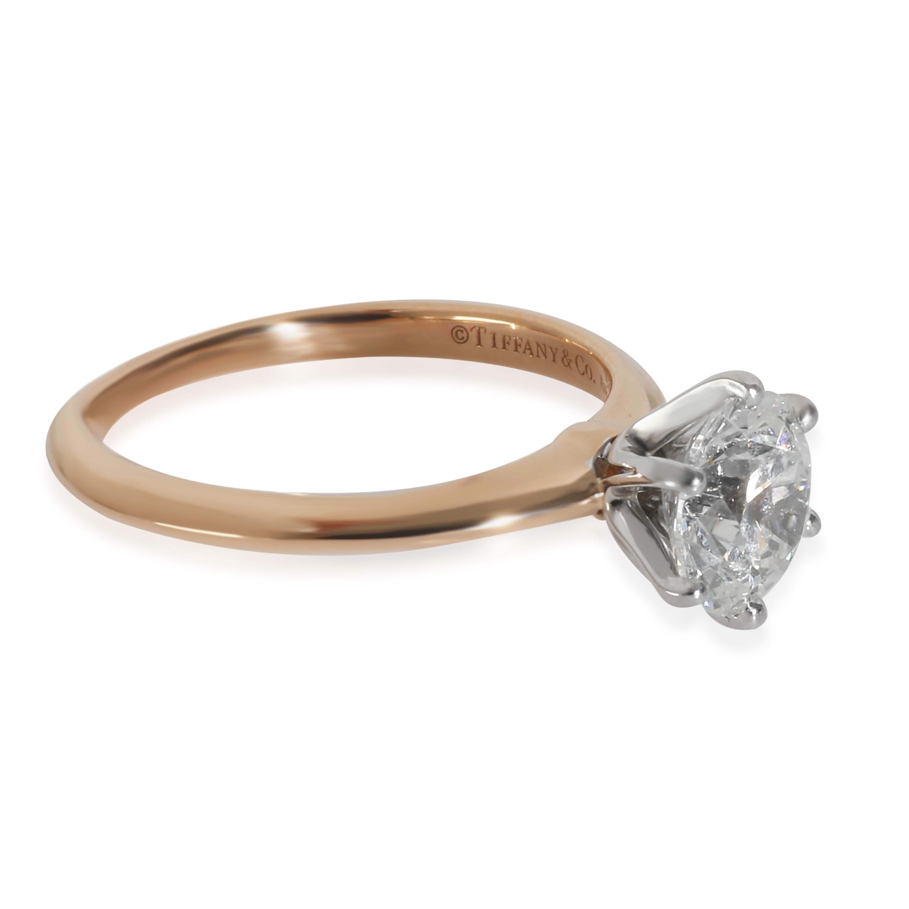 Women's Tiffany & Co. 1.3 ct Diamond Tiffany Solitaire Engagement Ring For Sale