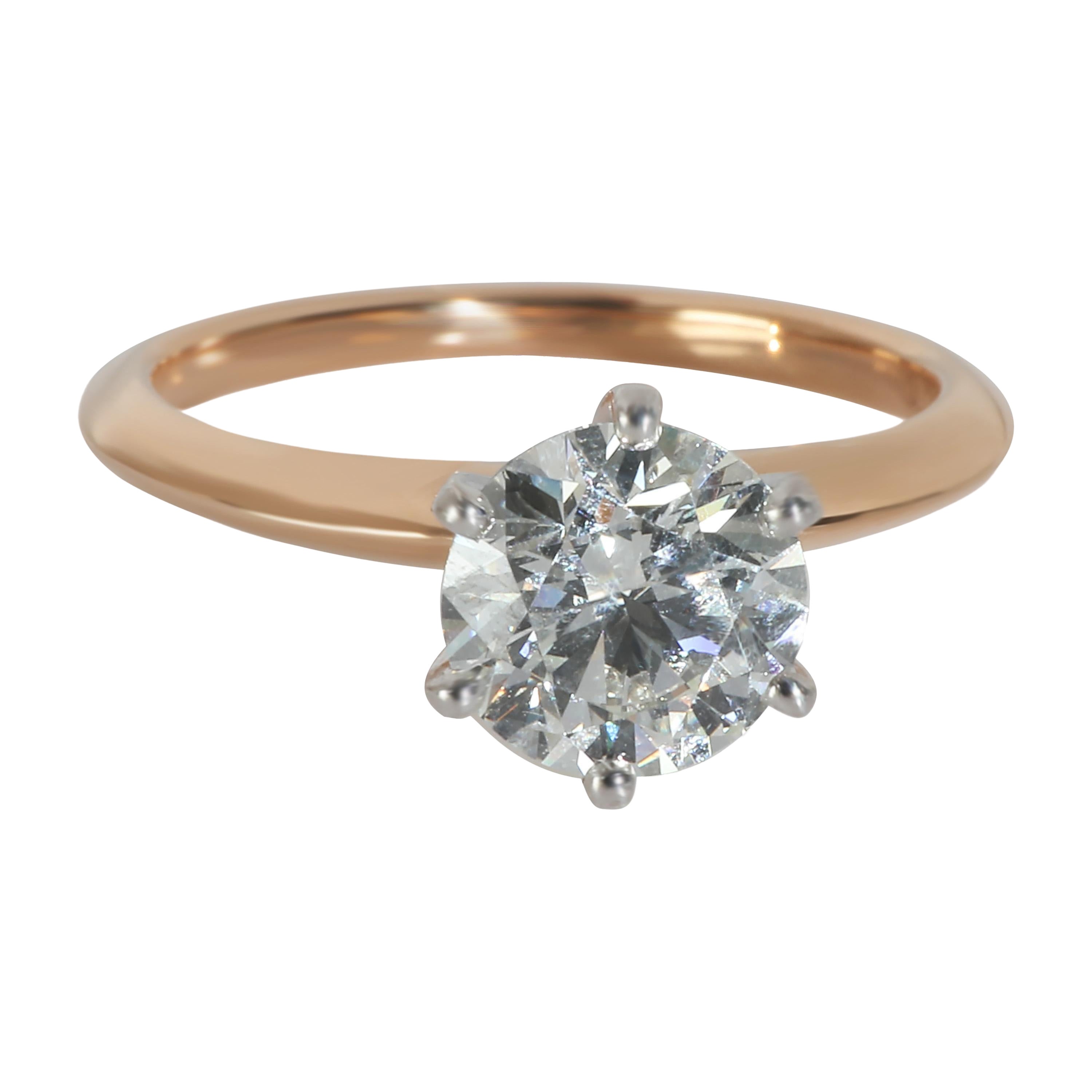 Tiffany & Co. 1.3 ct Diamond Tiffany Solitaire Engagement Ring For Sale