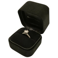 Tiffany & Co. 1.38 Carat VS2, G Color Diamond Solitaire Platinum Engagement Ring