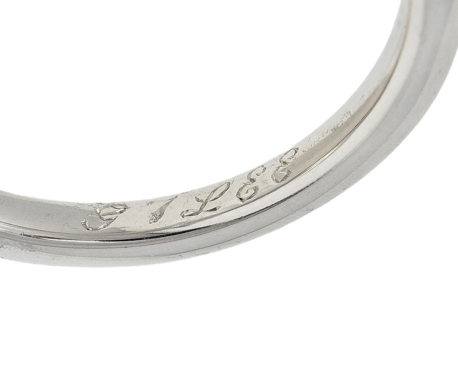 Tiffany & Co. Anello di fidanzamento solitario in platino con diamante tondo e brillante da 1,38 CTW in vendita 5