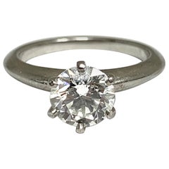Tiffany & Co. 1.39 Ct Center G, IF 'Internally Flawless' "Triple Excellent" Ring
