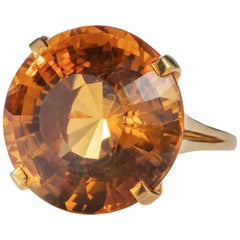 Tiffany & Co. Bague Lolipop en citrine 14 carats:: or 18 carats