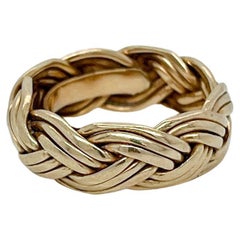 Anello a fascia intrecciata Tiffany & Co. 14 carati