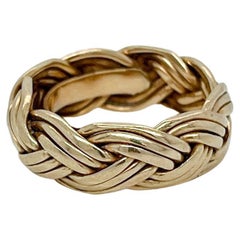 Vintage Tiffany & Co. 14 Karat Braided Band Ring