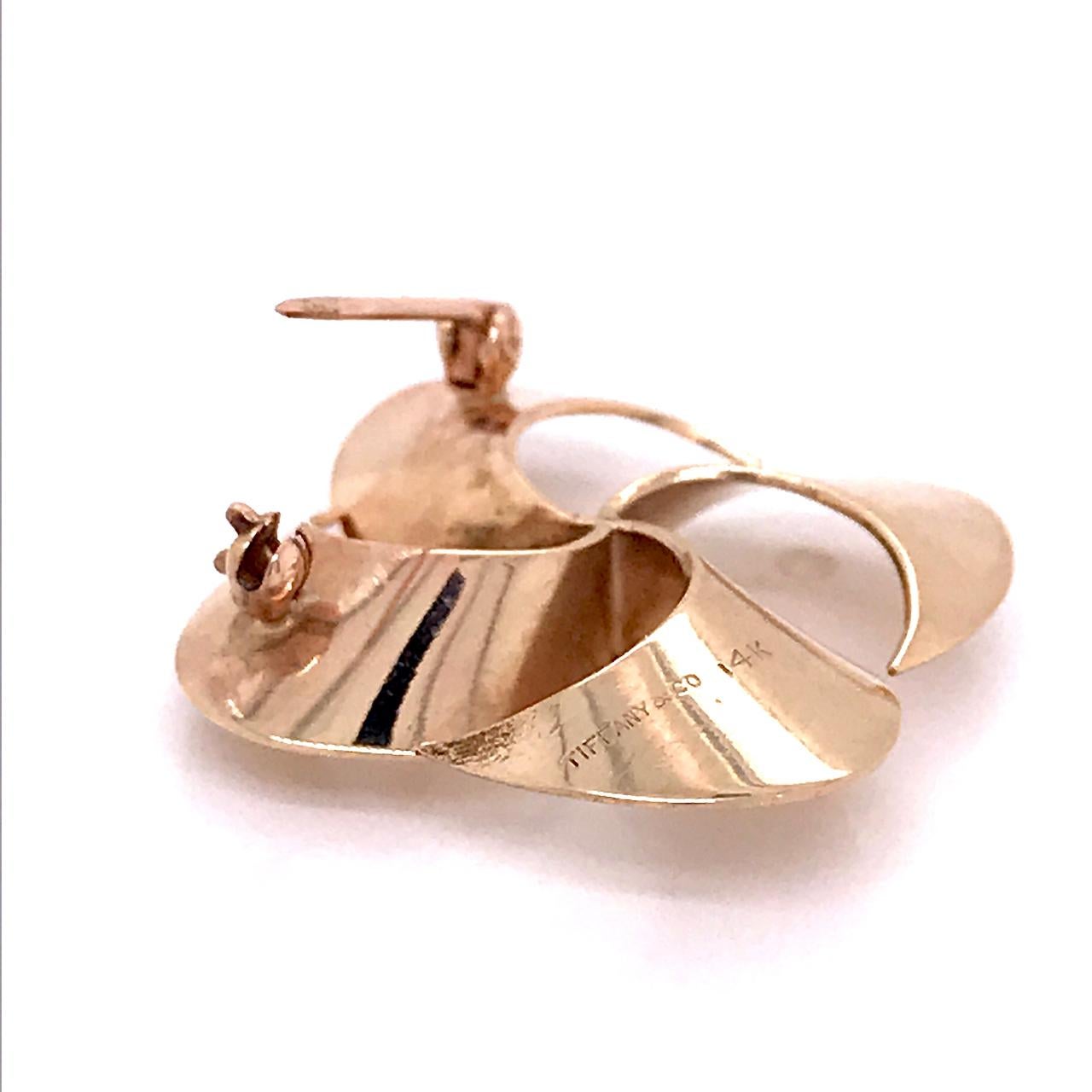 Tiffany & Co. 14 Karat Gold Modern Pin-Wheel Brosche oder Pin im Angebot 6
