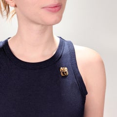 Tiffany & Co. 14 Karat Gold Modern Pin-Wheel Brooch or Pin