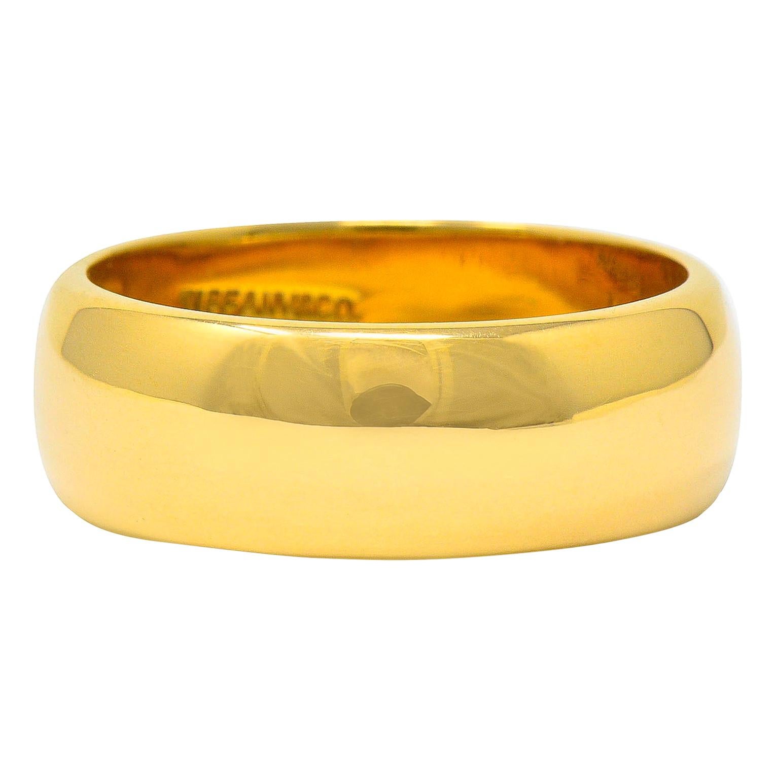 Tiffany & Co. 14 Karat Gold Unisex Vintage Wedding Band Ring
