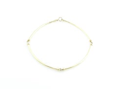 Tiffany & Co. 14 Karat Yellow Gold Bar Necklace Choker