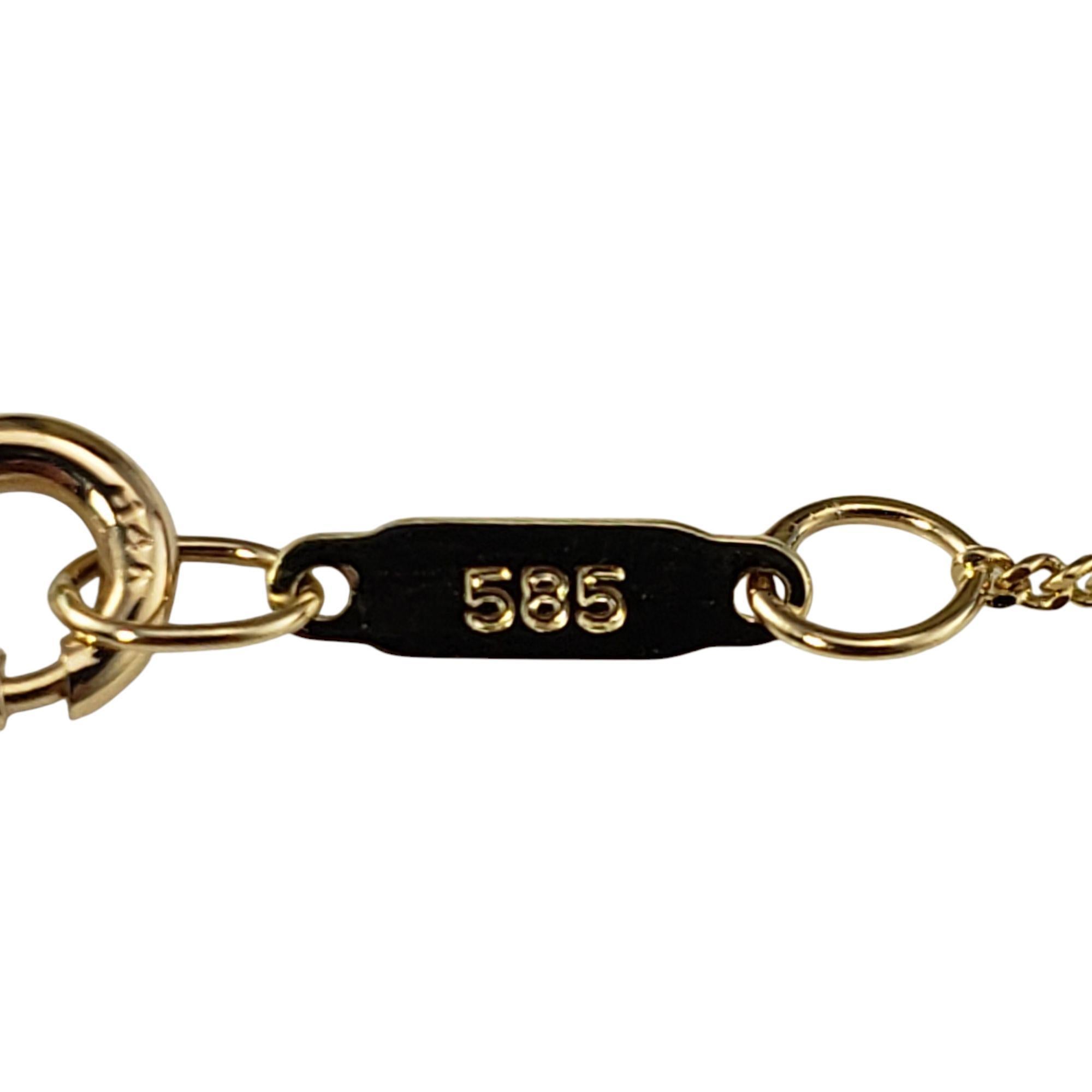 Tiffany & Co. Collier à chaîne en or jaune 14 carats n° 21577 en vente 2