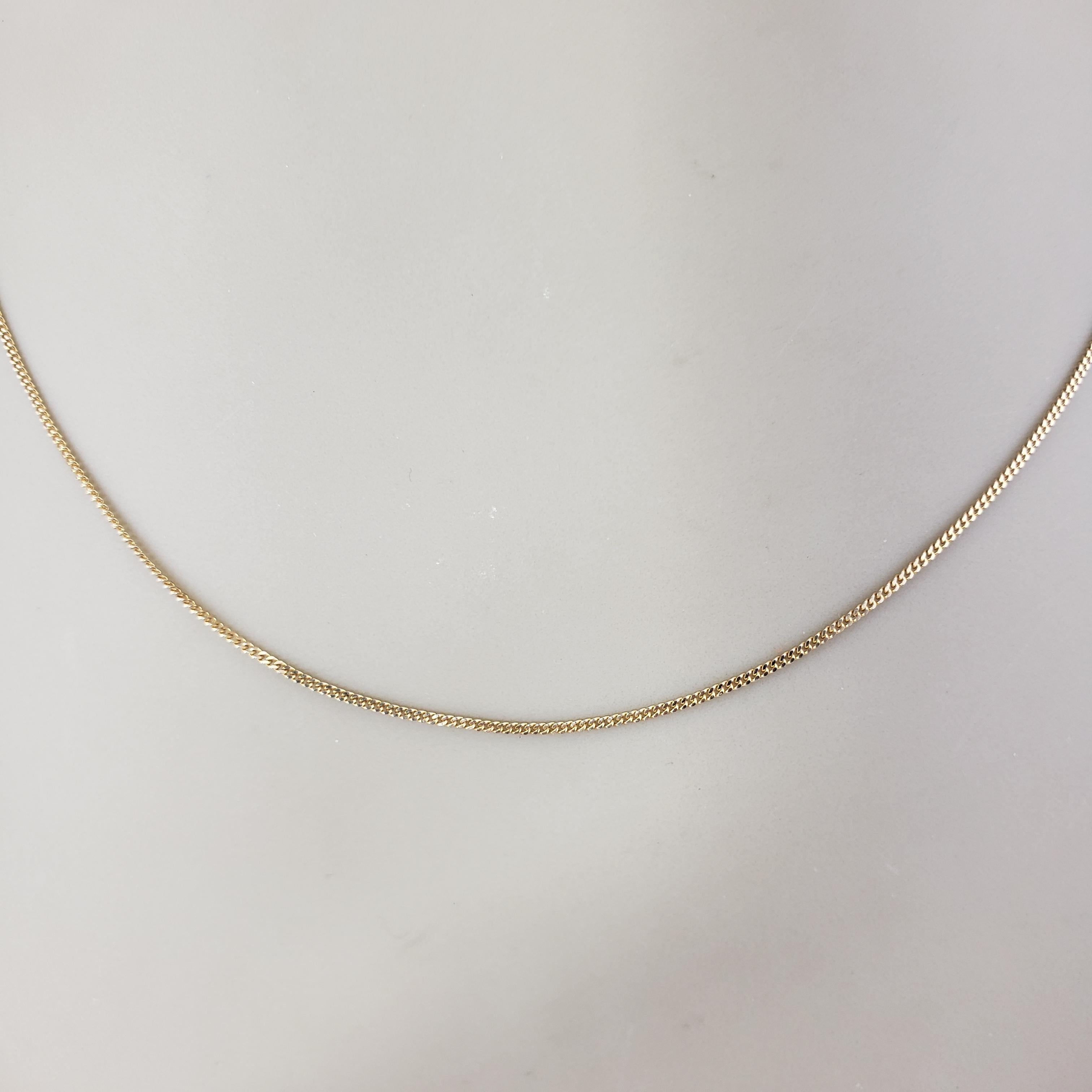 Tiffany & Co. Collier à chaîne en or jaune 14 carats n° 21577 en vente 4