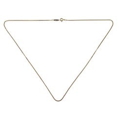 Tiffany & Co. 14 Karat Yellow Gold Chain Necklace #21577