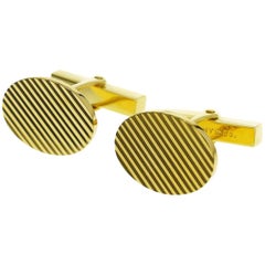 Tiffany & Co. 14 Karat Yellow Gold Cufflinks