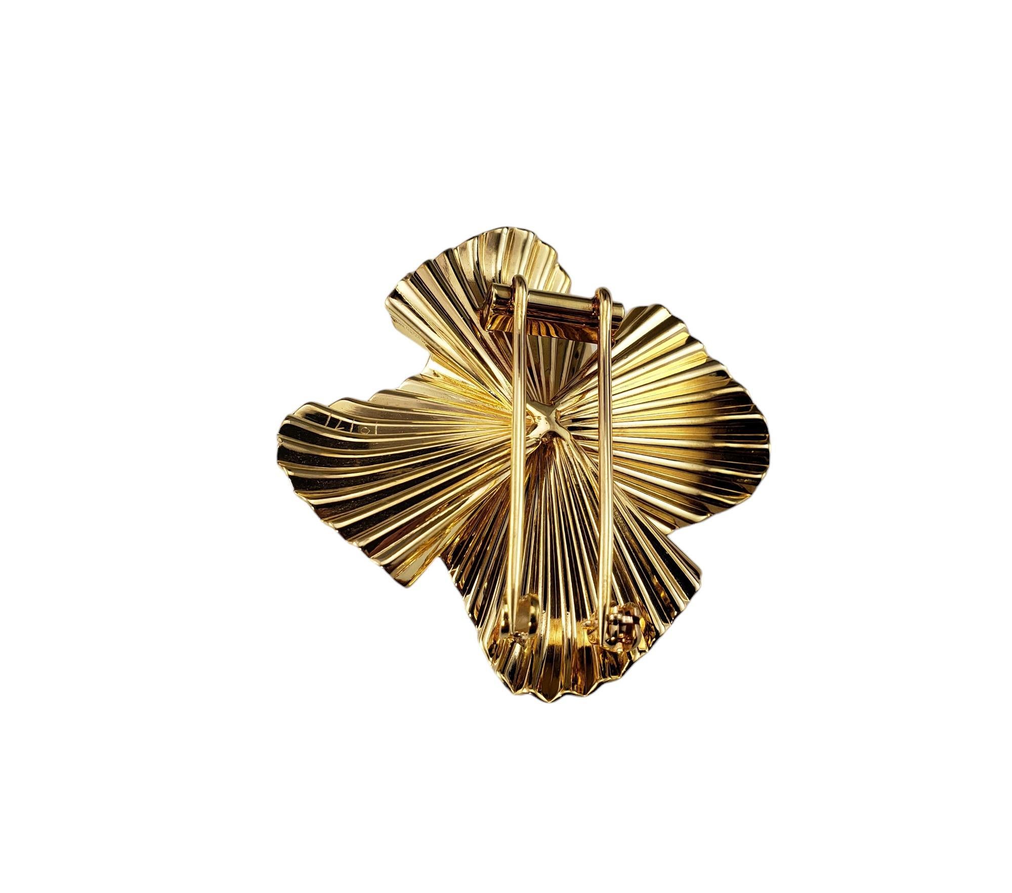 Tiffany & Co. 14 Karat Gelbgold Hundeholz-Blumenbrosche/Pin #17531, Tiffany & Co. Damen im Angebot