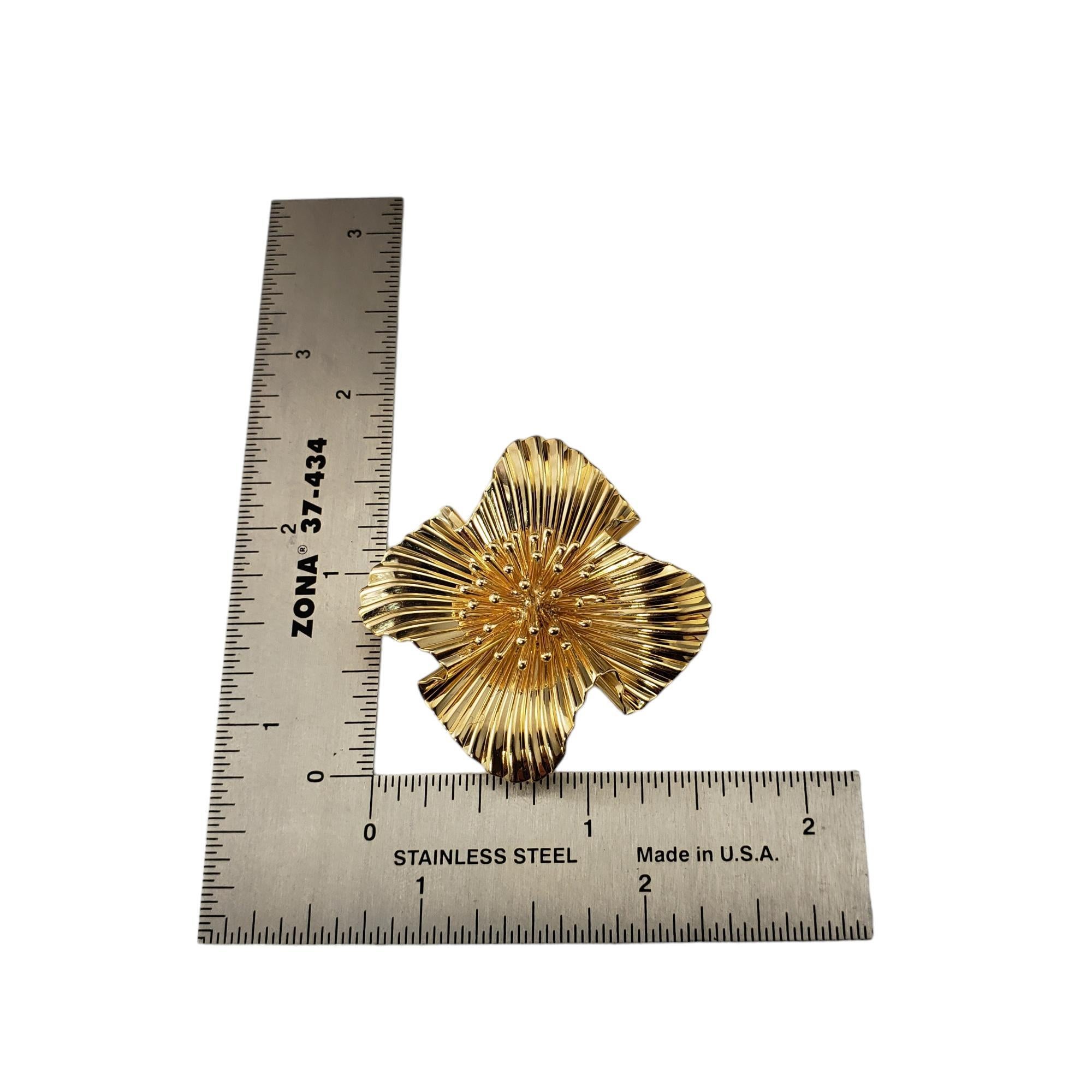 Tiffany & Co. 14 Karat Gelbgold Hundeholz-Blumenbrosche/Pin #17531, Tiffany & Co. im Angebot 1
