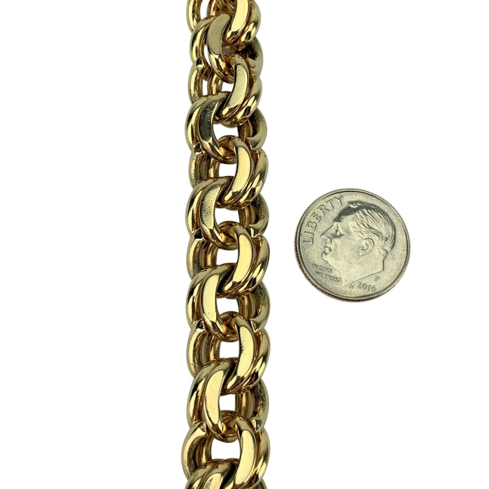 double link charm bracelet