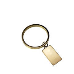 Tiffany & Co. 14 Karat Yellow Gold Key Ring Chain #21384