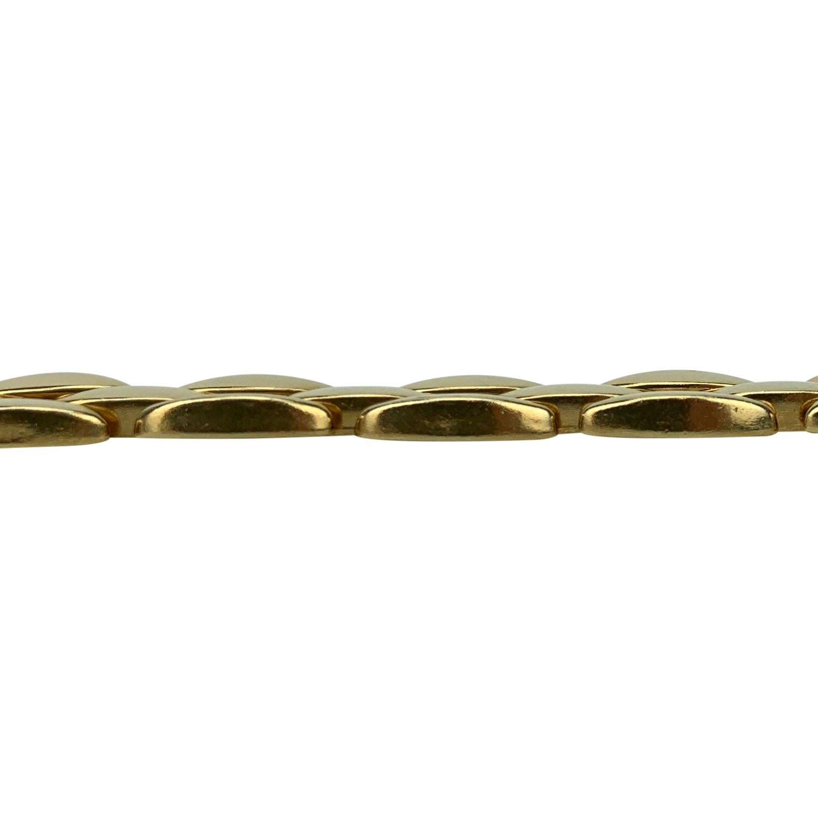 Women's Tiffany & Co. 14 Karat Yellow Gold Marquise Link Bracelet