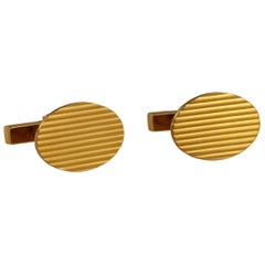 Tiffany & Co. 14 Karat Yellow Gold Men's Cufflinks